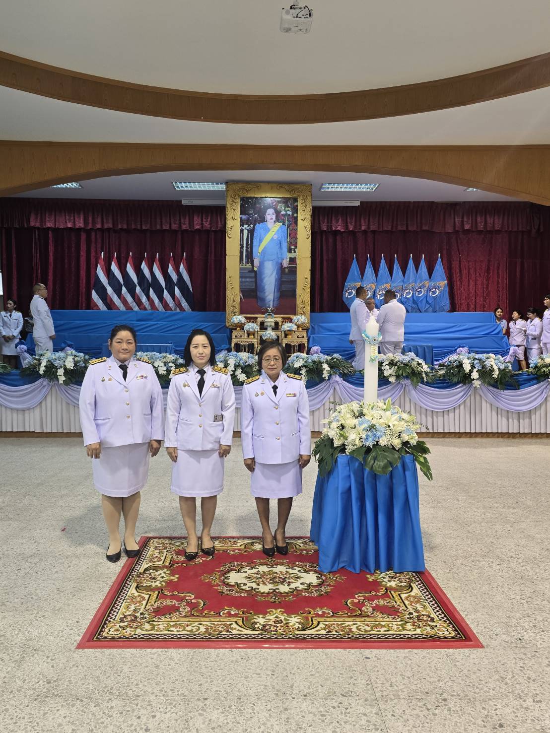 พิธีถวายเครื่องราชสักการะและวางพานพุ่ม จุดเทียนถวายพระพรชัยมงคล เนื่องในโอกาสวันเฉลิมพระชนมพรรษา 12 สิงหาคม 2568