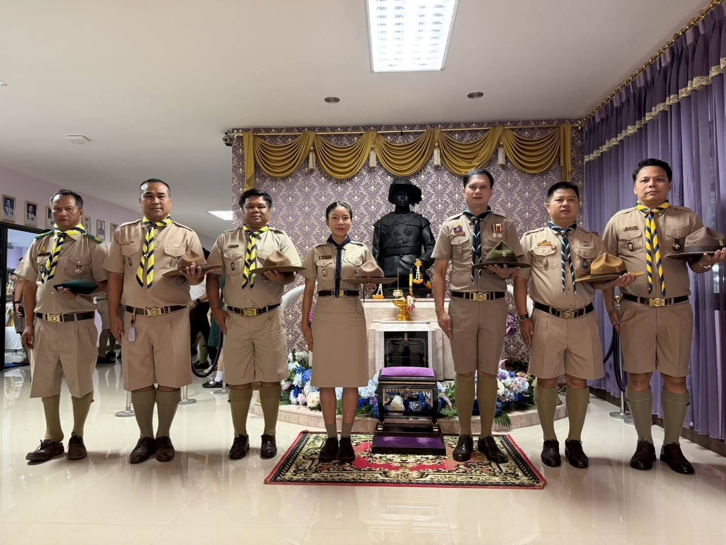 ร่วมพิธีทบทวนคำปฏิญาณและสวนสนามของลูกเสือ เนื่องในวันคล้ายวันสถาปนาของคณะลูกเสือแห่งชาติ ประจำปี 2569